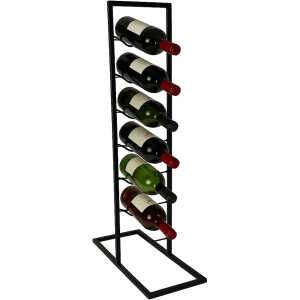 Wijnrek Bar Essentials Zwart - 6 Flessen - Cookinglife