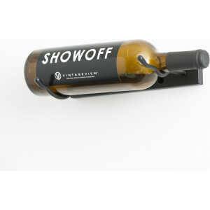 Wijnrek Single Bottle Right Black