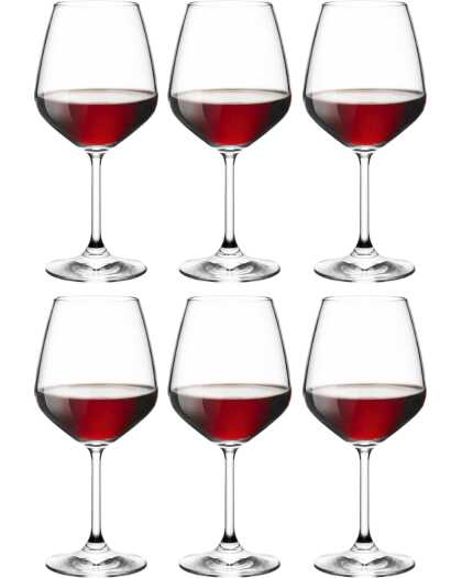 Bormioli Rocco Rode Wijnglazen Restaurant - 525 ml - 6 stuks