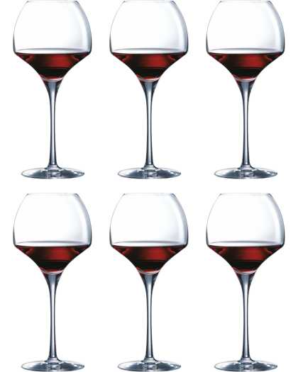 Chef & Sommelier Rode Wijnglazen Open Up - 470 ml - 6 stuks