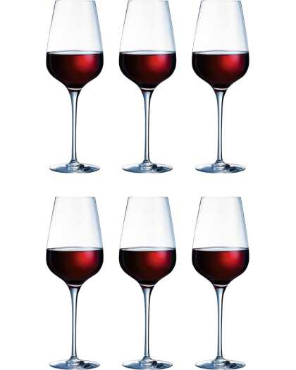 Chef & Sommelier Rode Wijnglazen Sublym - 550 ml - 6 stuks