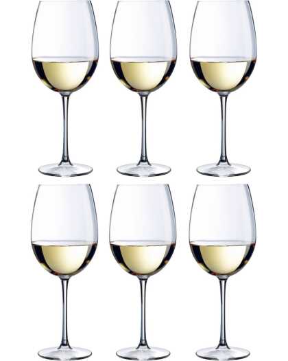 Chef & Sommelier Witte Wijnglazen Cabernet Tulip - 350 ml - 6 stuks