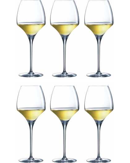 Chef & Sommelier Witte Wijnglazen Open Up - 400 ml - 6 stuks - 6 witte wijnglazen van 400 ml