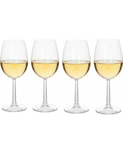 Cookinglife Witte Wijnglazen Milena 430 ml - 4 Stuks