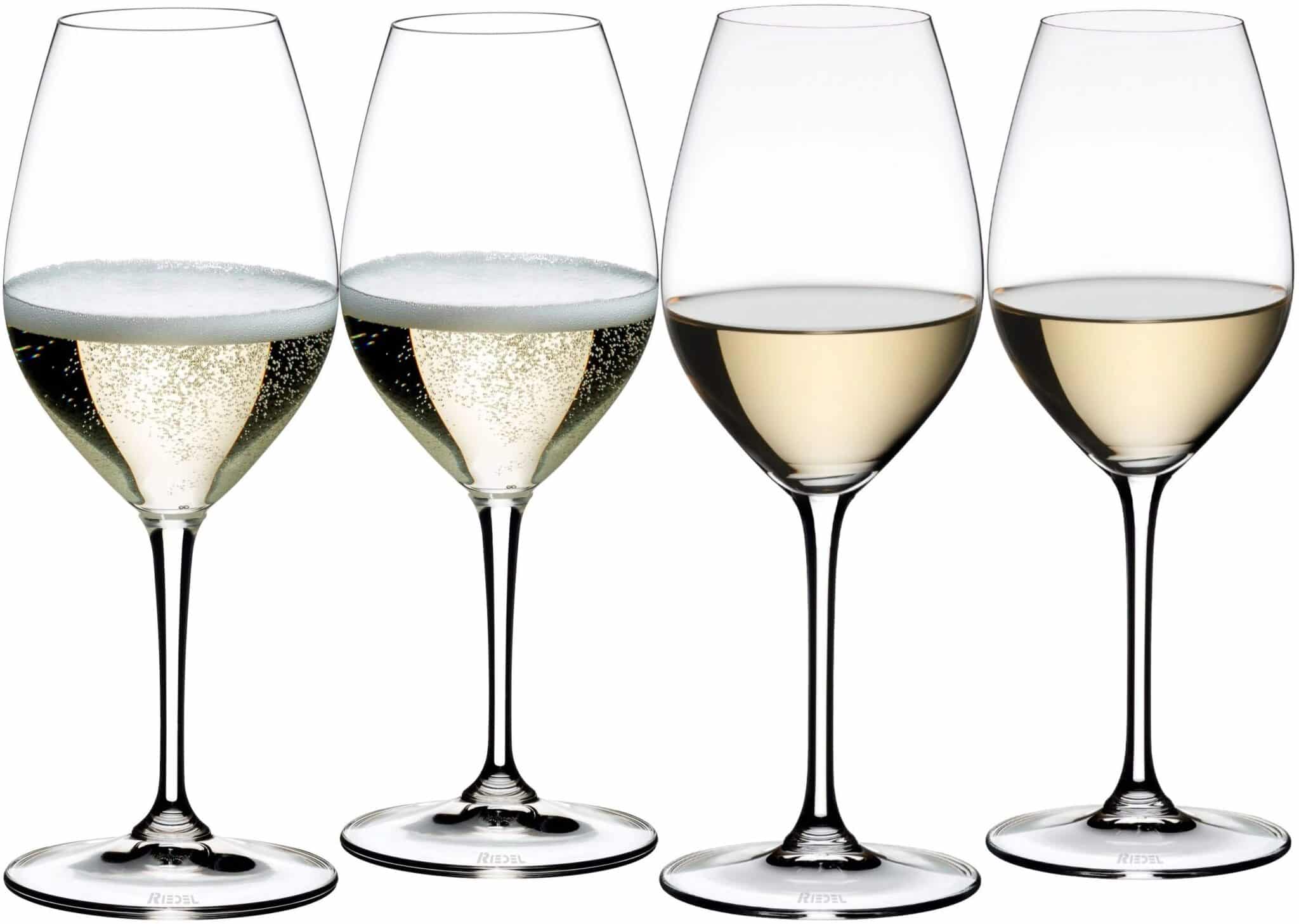 Riedel Champagne Glazen / Witte Wijnglazen Wine Friendly - 440 ml - 4 stuks