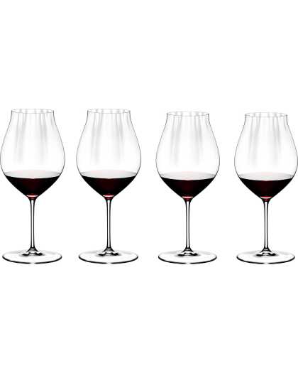 Riedel Wijnglazenset - Rode Wijnglazen - Performance - Pinot noir - 830 ml - 4 Stuks