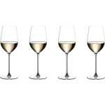 Riedel Wijnglazenset - Witte Wijnglazen - Veritas - Riesling - 400 ml - 4 Stuks