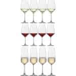 Schott Zwiesel Wijnglazen Set Tulip - 12-delig- Rode & Witte Wijnglazen & Champagneglazen