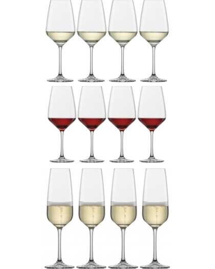 Schott Zwiesel Wijnglazen Set Tulip - 12-delig- Rode & Witte Wijnglazen & Champagneglazen