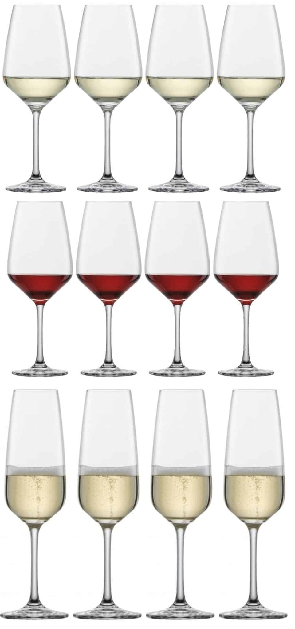 Schott Zwiesel Wijnglazen Set Tulip - 12-delig- Rode & Witte Wijnglazen & Champagneglazen